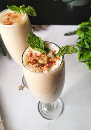 A picture of Ragi/Finger millet buttermilk.
