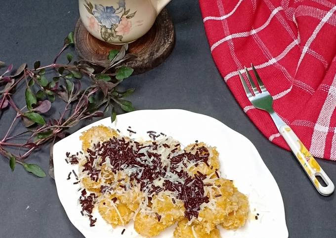 Resep Pisang Goreng Keju Krispi, Menggugah Selera