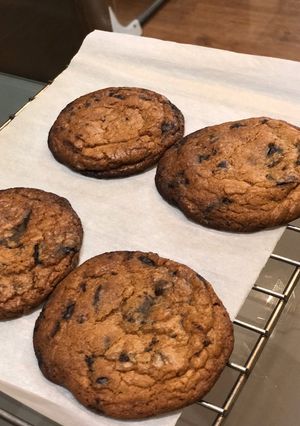 Foto resep Chewy chocolate chip cookies