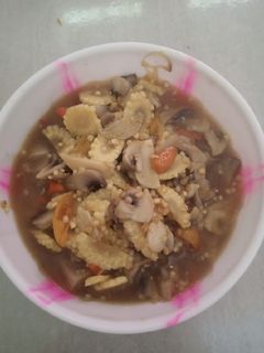 Foto resep Tumis jamur kancing dan jagung putren