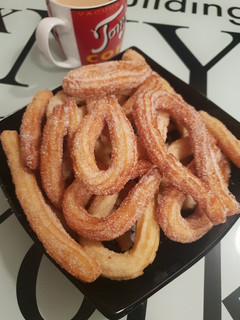 Una foto de Churros caseros