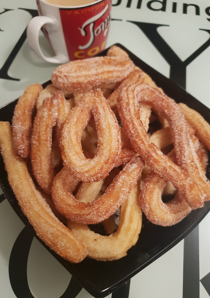 Una foto de Churros caseros