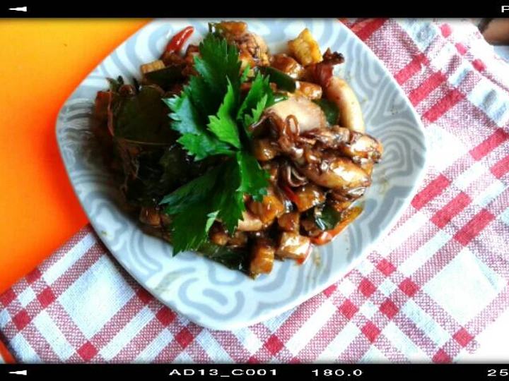 Cara Sederhana Menyiapkan Resep  Oreg tempe n cumi asin yang Bikin Ngiler, Sempurna