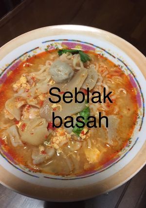 Foto resep Seblak basah