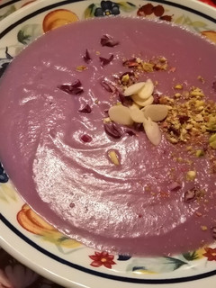 Una foto de Crema de lombarda