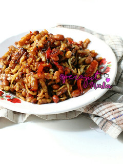 Foto resep Resep Kering Tempe Kacang Teri / Orek Tempe