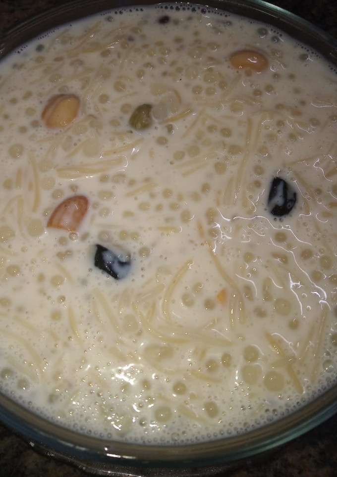 ஜவ்வரிசி சேமியா கீர் செய்முறை முக்கிய புகைப்படம்