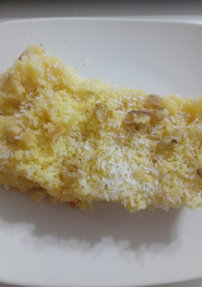 Una foto de Pastel de Sémola Árabe