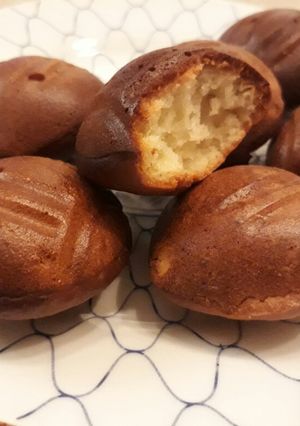 減糖桔子瑪德蓮小蛋糕(純素) 的食譜成品照片