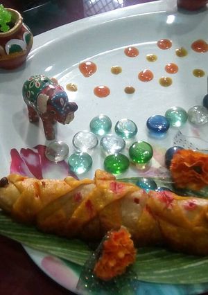 A picture of Fish samosa.
