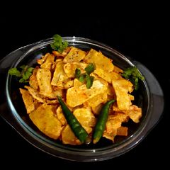 A picture of Crispy Arbi.