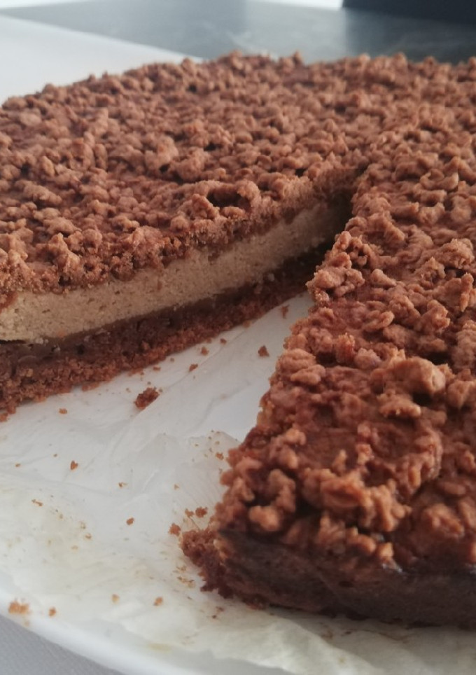 Una foto de Tarta de chocolate y requesón 🇸🇰🥧 - Tarta Eslovaca