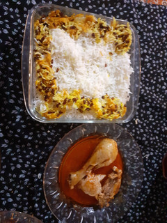 عکسی از دستور زرشک پلو با مرغ