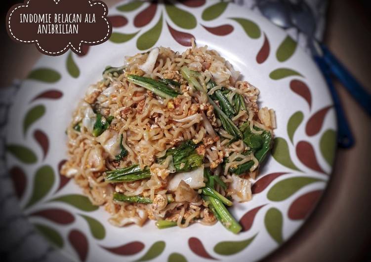 Indomie belacan ala anibrilian