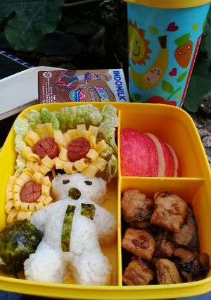 Foto resep Bento Beruang + ikan saos tiram