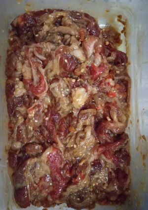 Foto resep Bumbu Rendaman Daging Iris / Marinasi Beef Slice