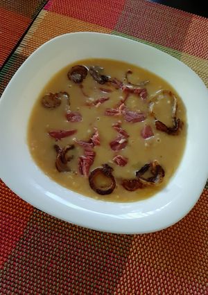 Sárgaborsó főzelék recept fotója