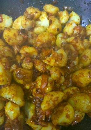 A picture of Dry potatoes.