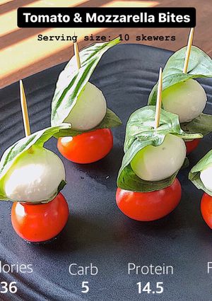 Hình của món Salad phô mai Mozzarella.