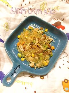 Hình của món Miến lươn xào.