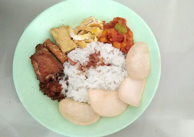 Nasi uduk rice cooker