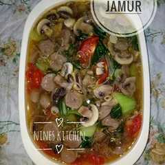 รูปของ Tumis jamur bakso