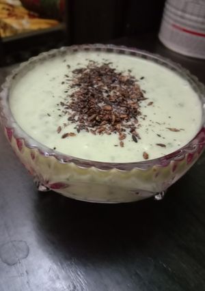 A picture of Mint Raita 🌿🌿🌿.