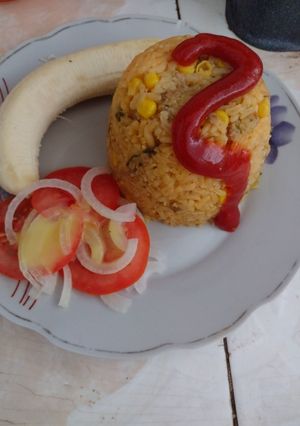 Una foto de Arroz de atún