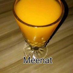 A picture of Mango orange drink.
