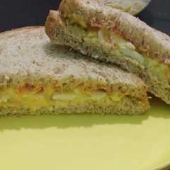 รูปของ Simple egg salad sandwich