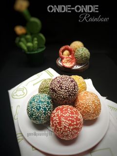 Foto resep Onde-Onde Rainbow