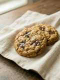 Chewy Pumpkin Oatmeal Chocolate Chip Cookies (Not Cakey)