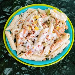 White Sauce Penne Pasta A picture of White Sauce Penne Pasta.
