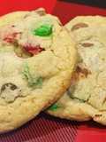Chocolate chip cookies with m&m's
