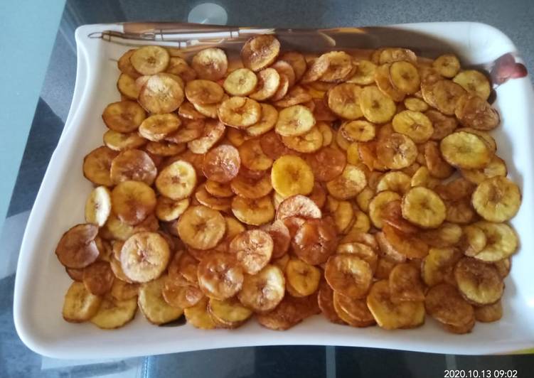 Recipe of Perfect Raw banana chips