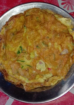 Foto resep Telur Dadar bangWit(bawang cabe rawit)