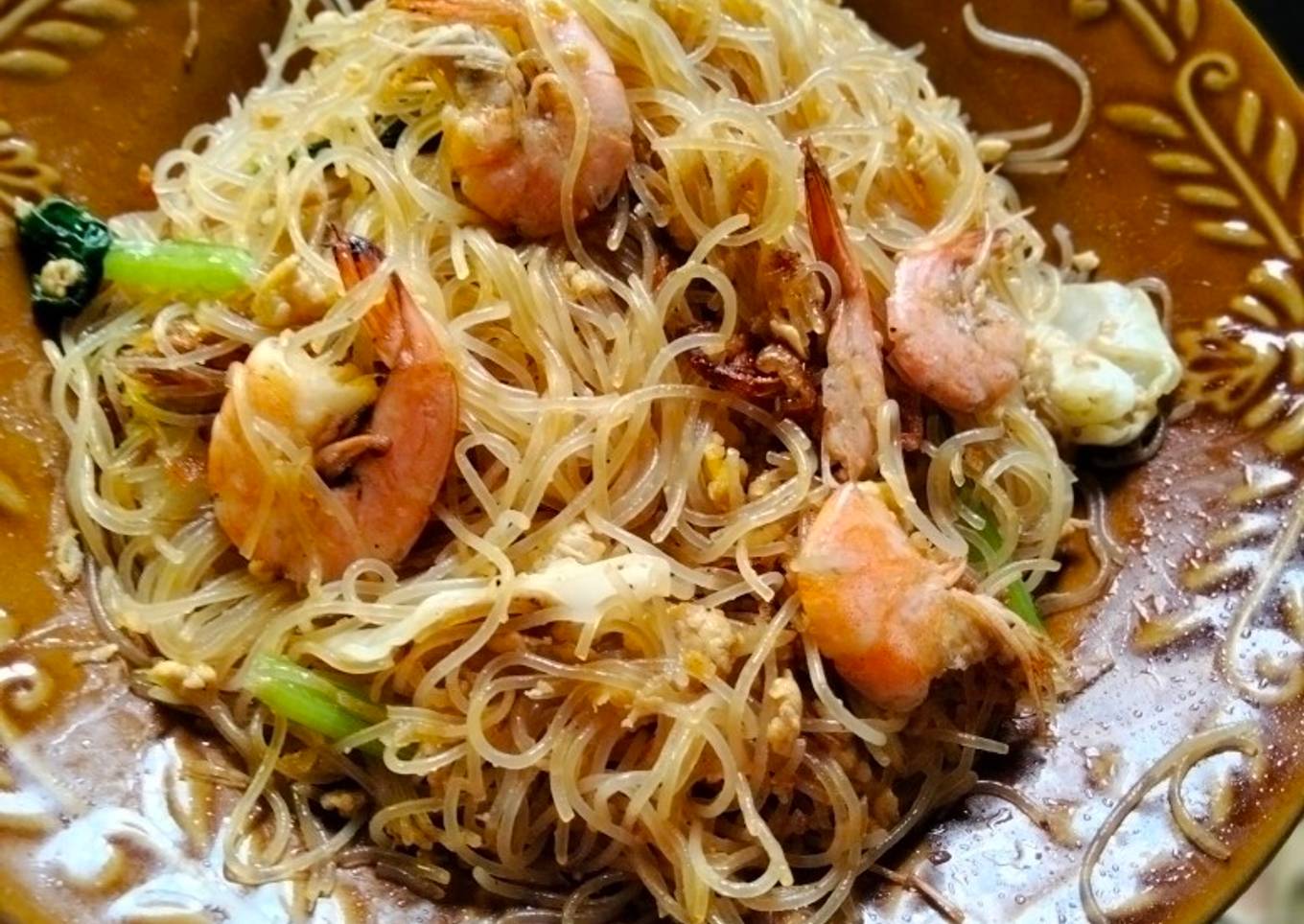 Bihun goreng seafood