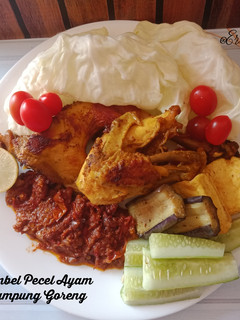 Foto resep Sambel Pecel Ayam Kampung Goreng