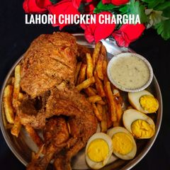 A picture of Lahori chicken chargha.