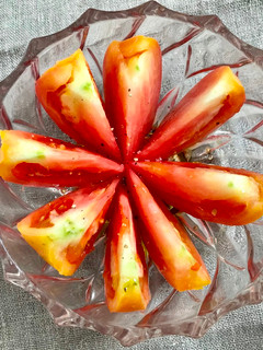 Una foto de Ensalada de tomate