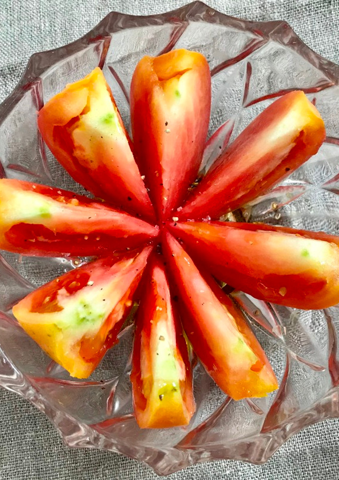 Una foto de Ensalada de tomate