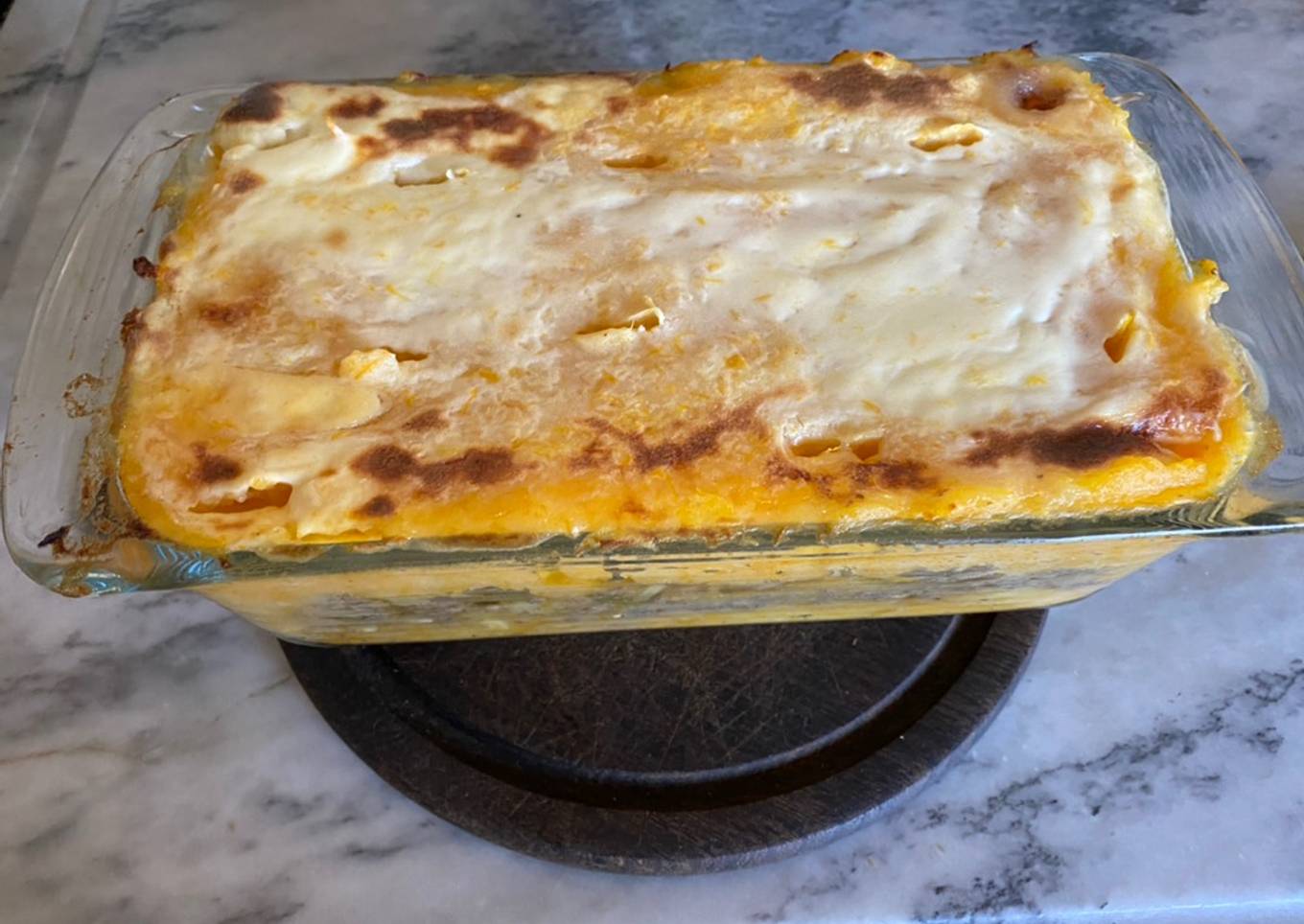 Pastel de calabaza y papa