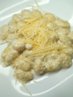 Una foto de Gnocchi con queso Gorgonzola
