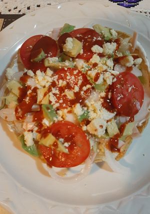 Una foto de Tostadas de jamón y panela