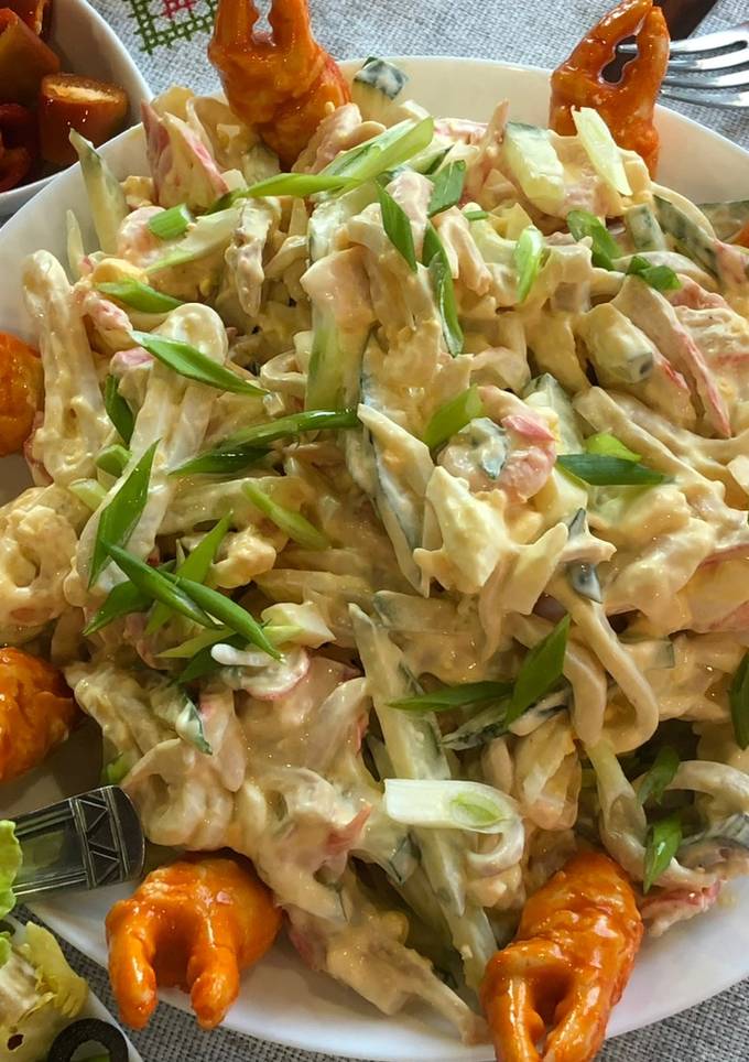 Салат з морепродуктами