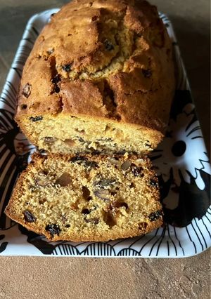 Una foto de Budín de Frutas Secas y Pasas
