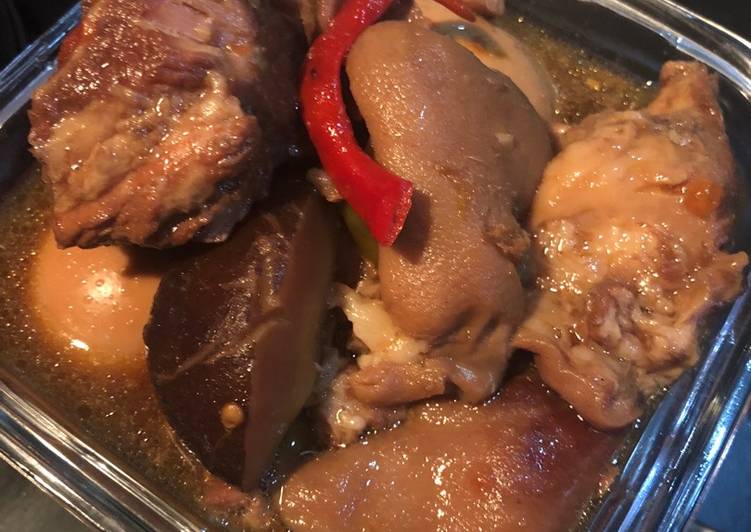 Tim Kaki babi Telor kecap pedas lembut๐๐ผ๐๐ผ