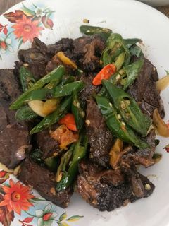 Foto resep Paru Bacem Cabe Ijo