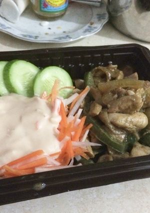Foto resep Chicken Teriyaki dan Salad Hokben