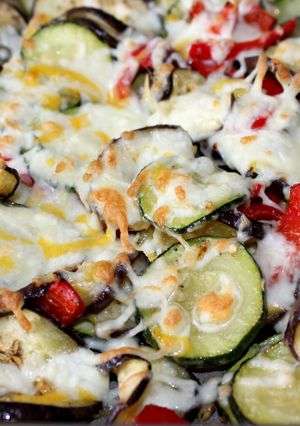 Majonézzel sült grill zöldség recept fotója